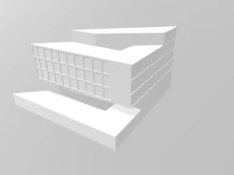 Architektonisches Modell für den 3D Druck